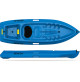 Kayak for Adult - Orange Color - 8' -SF-2001-021U - Seaflo