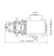 Diaphragm Pump 22 Series - 100 PSI - 5.0 LPM - DP1-013-100-22X - Seaflo