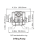 Diaphragm Pump 22 Series - 100 PSI - 5.0 LPM - DP1-013-100-22X - Seaflo