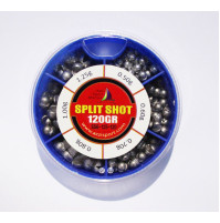 Split Shot of Sphere V-Shaped Sinker with 6 compartments - SS6-125-120 - AZZI Tackle