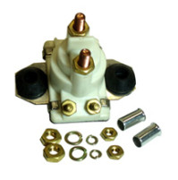 Mercury/Mercruiser Solenoid Used for O/B Starters & PTT Motors 12V Isolated Base - SW104W - API Marine