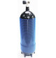 Steel Tank with 1 Outlet Valve and Boot - 15 L - 230B  - TK-A1508121 - AZZI SUB