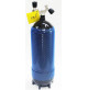 Steel Tank with 2 Outlets Inverted V valve and Boot - 15 L - 230B  - TK-A1508127 - AZZI SUB