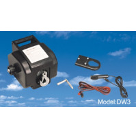 Electric Winches - 3000LB- 1361Kilo - 12Volts - Portable Winch - BA-DW4-12V - ASM