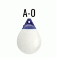 A Series Buoy - Color White - 73 cm - Dia. 21x30 cm - FD-A0 - Polyform US