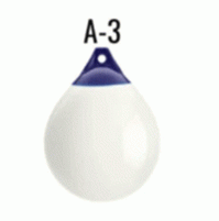 A Series Buoy - Color White - 148 cm - Dia 47x60 cm - FD-A3 - Polyform US