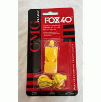 Fox40 CMG Whistle + Wrist Lanyard - Color Yellow - FOX40-Yellow - Nuova Rade 