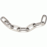 Stainless Steel Chain - DIN 763 - 304 Stainless Steel - Long Link - From size 3mm to 16mm - DN763304X - ASM:
