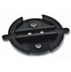 Aries Compass 2" 1/2 - Direct Reading - Black/black - Bracket Included - 62.00405.09 - Riviera