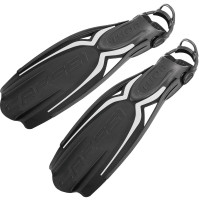 Thor EBS Adjustable Fins - Black/Grey - Large - FS-CBE155042 - Cressi