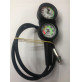 2 Element Console (Pressure + Depth Nitrox) with an Extra flex hose  - CSBMN - AZZI SUB