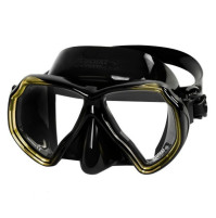 X-Contact 2 Mask - Black Silicone - Color Yellow - MK-B151187 - Beuchat