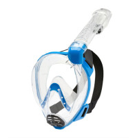 Baron Full Face Mask - Junior - Clear/BLUE - MK-CXDT0360020 - Cressi