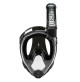 Baron Full Face Mask -Black/Black - Medium/LARGE - MK-CXDT035050 - Cressi