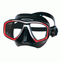 Mundial 2 Mask - Dark Silicone - Color Black/Red - MK-B151066 - Beuchat 
