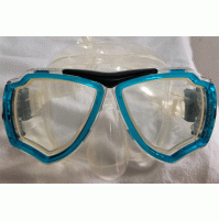 X-Contact Mask - Clear Silicone - Color Blue - MK-B151102 - Beuchat