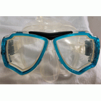 X-Contact Mask - Clear Silicone - Color Blue - MK-B151102 - Beuchat
