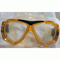 X-Contact Mask - Clear Silicone - Color Orange - MK-B151105 - Beuchat