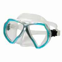 X-Contact 2 Mask - Clear Silicone - Color Light Blue - MK-B151184 - Beuchat