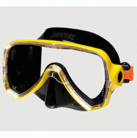 Oceo Junior Dark Silicone Mask - Color Yellow - MK-B151396 - Beuchat