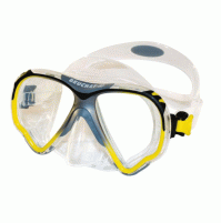 View-Max 2 Mask - Clear Silicone - Color Yellow - MK-B153230 - Beuchat 