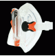 View-Max 2 Mask - Clear Silicone - Color Orange - MK-B153236 - Beuchat 