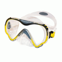 View-Max 1 Mask - Clear Silicone - Color Yellow - MK-B153260 - Beuchat