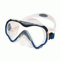 View-Max 1 Mask - Clear Silicone - Color Blue - MK-B153262 - Beuchat