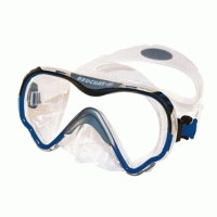 View-Max 1 Mask - Clear Silicone - Color Blue - MK-B153262 - Beuchat