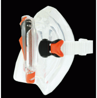 View-Max 1 Mask - Clear Silicone - Color orange - MK-B153266 - Beuchat