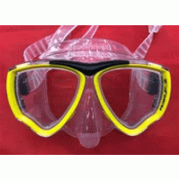 Primo X2 Mask - Clear Silicone - Color Yellow - MK-B153310 - Beuchat 
