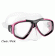Focus Mask - Clear Silicone - Assorted Color - Available in Color Blue, Yellow, Black, Aquamarine, Pink - Sold By One Piece - MK-CDS241099 - Cressi
