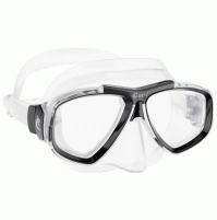 Focus Mask - Clear Silicone - Color Black - MK-CDS241060 - Cressi