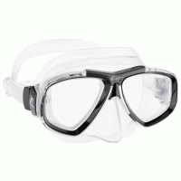 Focus Mask - Clear Silicone - Color Black - MK-CDS241060 - Cressi