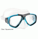 Focus Mask - Clear Silicone - Assorted Color - Available in Color Blue, Yellow, Black, Aquamarine, Pink - Sold By One Piece - MK-CDS241099 - Cressi
