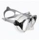 Big Eyes Mask - Clear Silicone Color Silver - MK-CDS261051 - Cressi