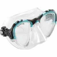 Occhio Plus Mask - Clear Silicone - Assorted Color - MK-CDS294599 - Cressi