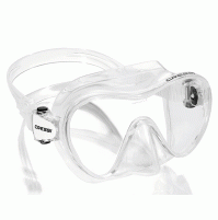 Piuma Mask - Clear Silicone - Assorted Color - Sold By One Piece - MK-CDS334599 - Cressi