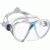 Big Eyes Evolution Crystal Mask Silicone Color Blue - MK-CDS340062 - Cressi