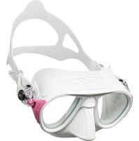 Calibro Mask - Silicone - Color White - Pink Frame - MK-CDS424030 - Cressi