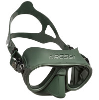 Calibro Mask - Silicone - Color Green - Green Frame - MK-CDS429850 - Cressi