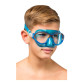 Moon Kid Mask - Blue Silicone with Orange - MK-CDN200828 - Cressi