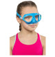 Moon Kid Mask - Light Blue Silicone with Frame Lime - MK-CDN200720 - Cressi