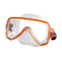Oceo Junior Clear Silicone  Mask - Color Orange - MK-B151392 - Beuchat 
