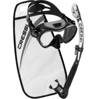 F1 Mask + Alpha Ultra Dry Snorkeling Set - ST-CZDN275000X - Cressi