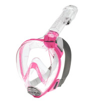 Baron Full Face Mask - Junior - Clear-Pink - MK-CXDT0360040 - Cressi