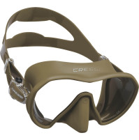 ZS1 Mask - Single Lens Dive Mask - Khaki / Frame Khaki - MK-CDN428686 - Cressi