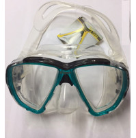 Big Eyes Mask - Clear Silicone Color Clear/Green - MK-CDS261067 - Cressi