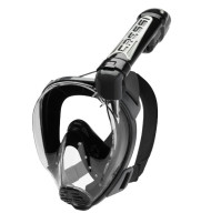 Duke Full Face Mask - Black/Black - Medium/Large - MK-CXDT015050 - Cressi