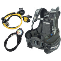 Start Scuba Set (B.C.D. Start + 1st Stage AC2 + 2nd Stage Compact + Octopus Compact DIN + Instrument Pressure Gauge) - ST-CIY721712X - Cressi